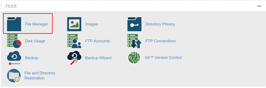 cpanel para gerenciador de arquivos para usar .htaccess para redirecionamento wildcard